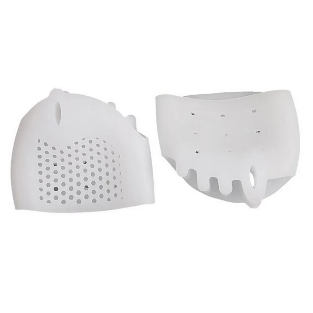 

Gel Insoles Five Hole Honeycomb Front Pad Hallux Valgus Big Toe Bone Overlap Shock Absorption Toe Finger Orthopedic Insoles