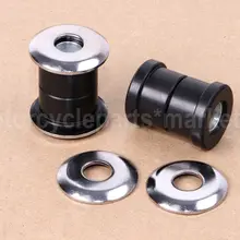 Черный руль мотоцикла Riser втулки ручка бар Riser втулки наборы для Harley Big Twins 1973- Sportsters 1973-2003