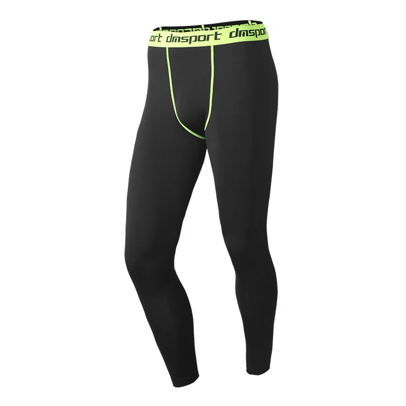 Мужские профессиональные спортивные обтягивающие спортивные брюки для тренировок и упражнений дышащие быстросохнущие мужские фитнес брюки для бега