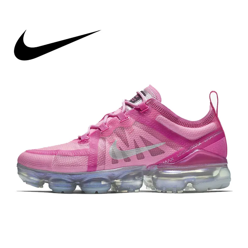 

Original Authentic Nike Air VaporMax 2019 Women's Running Shoes Breathable Sport Outdoor Sneakers 2019 New Arrival AR6632-600