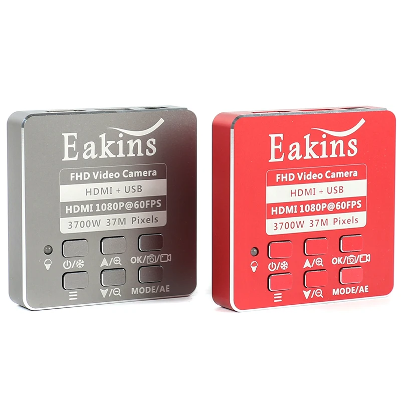  Eakins 37MP HDMI USB Video digital Industrial Microscope Camera+0.5X Eyepiece Adapter For Stereo mi