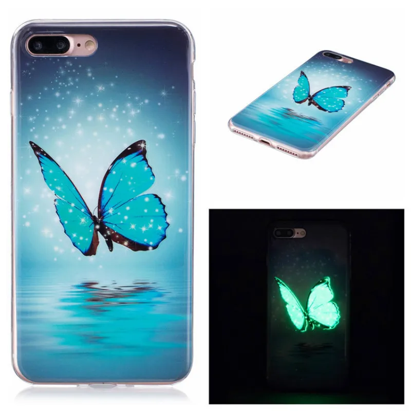 ZUCZUG для iPhone 6 6s plus 5s 5c SE funda светящийся флуоресцентный зеленый Стильный