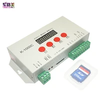 DC5V 24V K 1000C controller T 1000S Updated WS2812B WS2811 APA102 SK6812 2801 font b LED