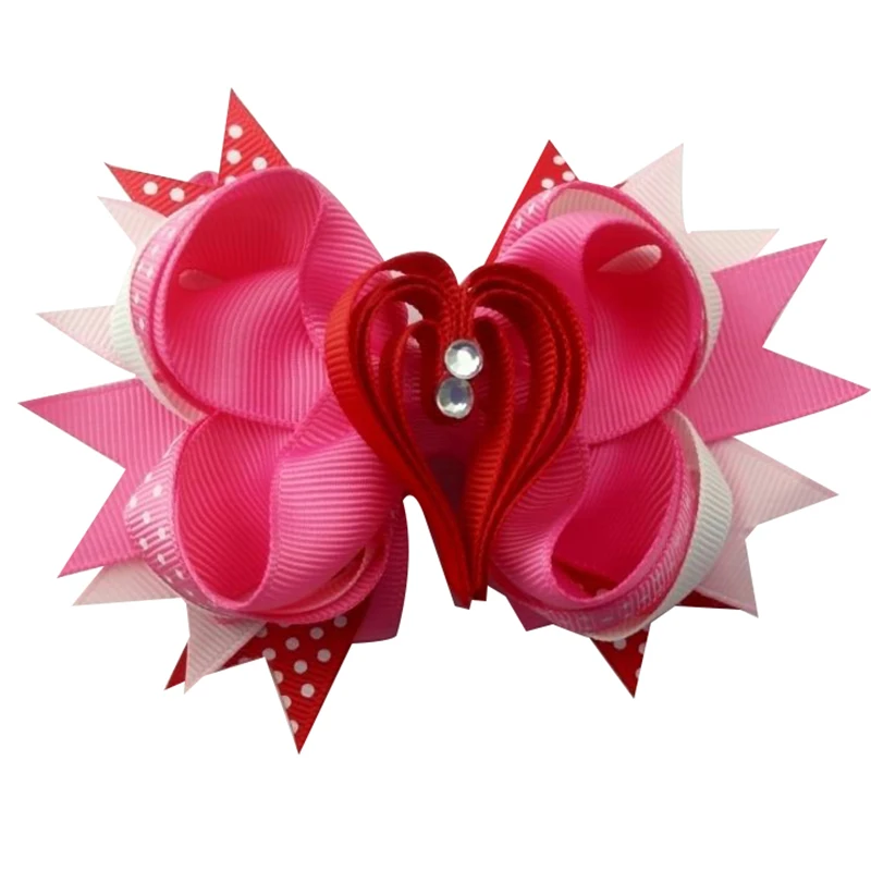 Adogirl Christmas free shipping Valentine's day hair bows Girl boutique