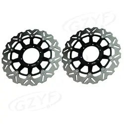 Для Honda CBR954RR 2002-2003 и CBR929RR 2000-2001 спереди тормозные диски Диски мотоцикл Запчасти аксессуары левой + правый 2 шт