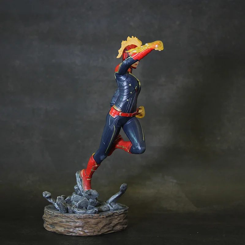 Marvel мстители капитан Марвел Статуэтка из ПВХ фигурка модель игрушки