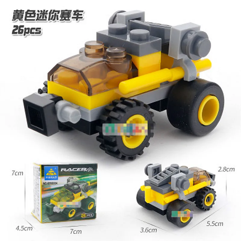 

20 Styles Jeep Racing Car City Function Car Building Blocks Compatible Legoing City Firefighter Figures Trucks Children Toys