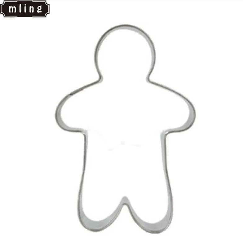 

1PC Stainless Steel Biscuit Mold Gingerbread Man Cookie Mold Fruit and Vegetable Platter Tool