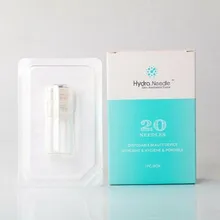 Автоматическая Игла Hydra 20 зеленая бутылка аква микроканальный мезотерапия Золотая игла тонкая сенсорная система одноразовое устройство красоты