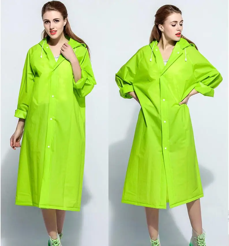 

Outdoor Waterproof Riding Clothes PVC Transparent Raincoat Women Men Poncho Hooded rain coat Chubasqueros Impermeables Mujer