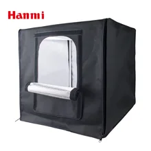 Hanmi высококачественный лайтбокс с тремя фон из ПВХ две световые доски черный софтбокс для фотографии аксессуары