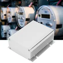 Project Electronic Instrument Case Enclosure Box DIY Housing Case Electronic Project Box Aluminum Cooling Silver White Project Electronic Instrument Case Enclosure Box DIY Housing Case Electronic Project Box Aluminum Cooling Silver White