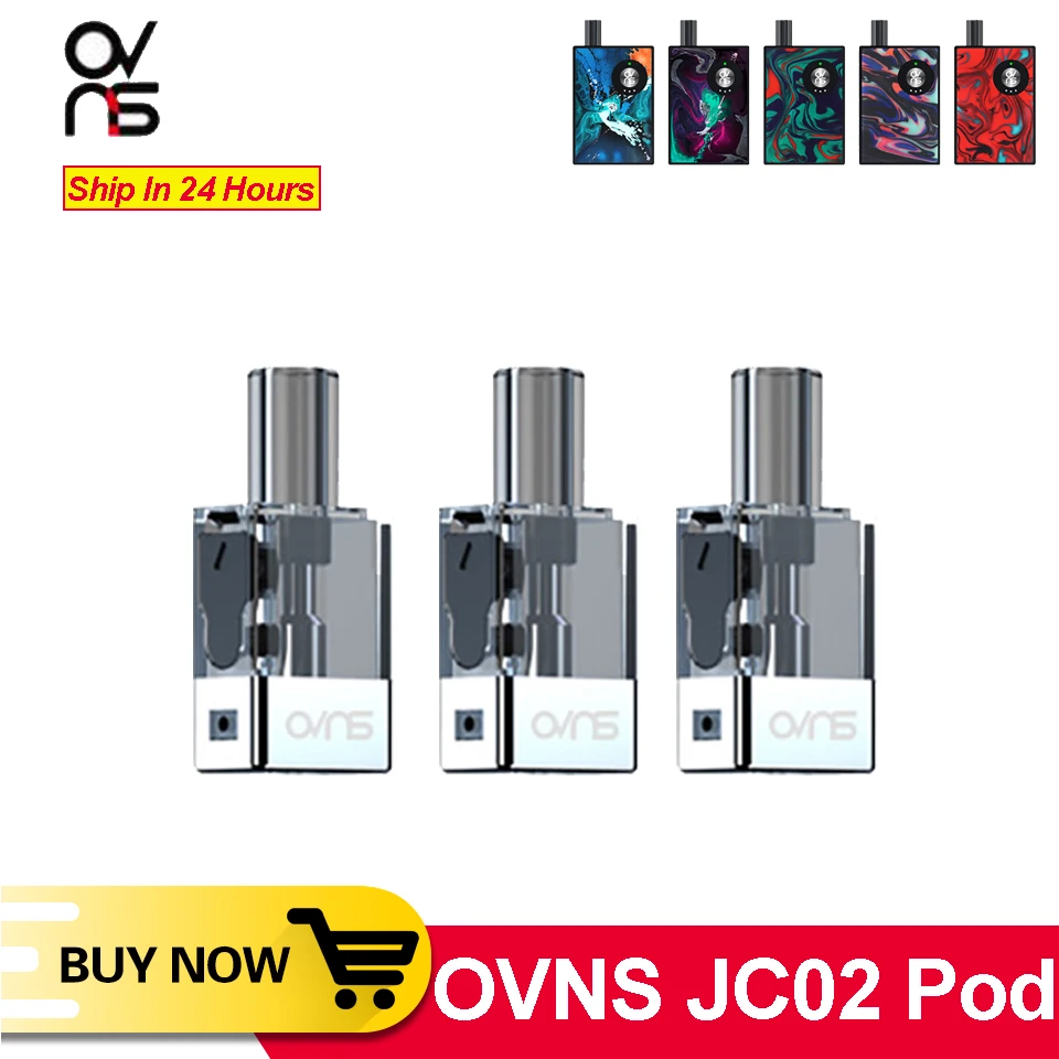 

1/3/5pcs/pack Original OVNS JC02 Replacement Pod cartridge 1ml Capacity For OVNS JC02 Kit Pod Vape Electronic Cigarette Kit