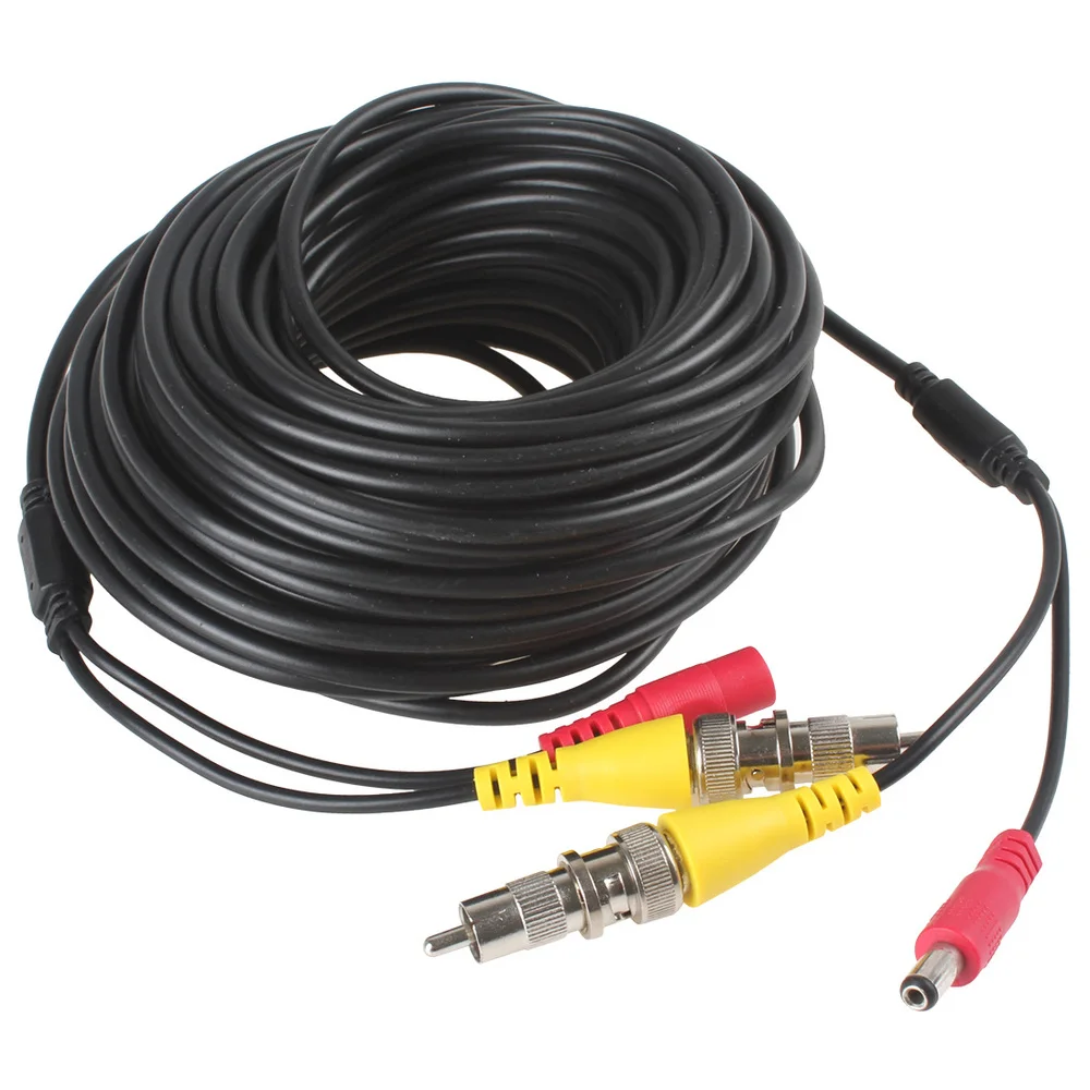  2017 video play and power supply wire BNC and DC 10m CCTV Extension Cable Plug Accessories for Secu - 32814321758