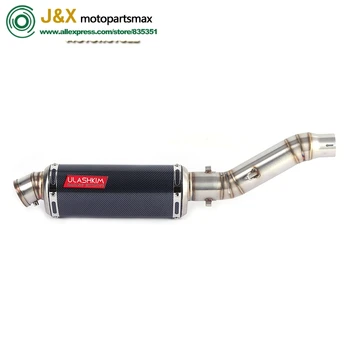 

Motorcycle Exhaust Muffler Escape Middle pipe Full System Slip On for HONDA CBR400 CBR500R CBR500 CB400 CBR500X CB500X 2013-2015