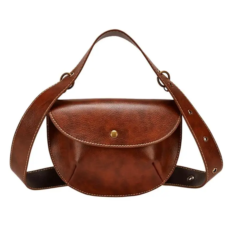 Многофункциональная женская кожаная поясная сумка, сумка для телефона, поясная сумка, кожаный ремень, поясная сумка, сумка для телефона, сумка через плечо, сумка через плечо - Цвет: Коричневый
