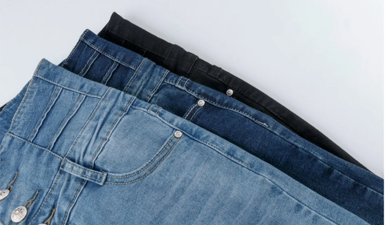 MIND FEET женские джинсы с завышенной талией женские эластичные саморазвитие плюс размер потертые джинсовые узкие брюки весна