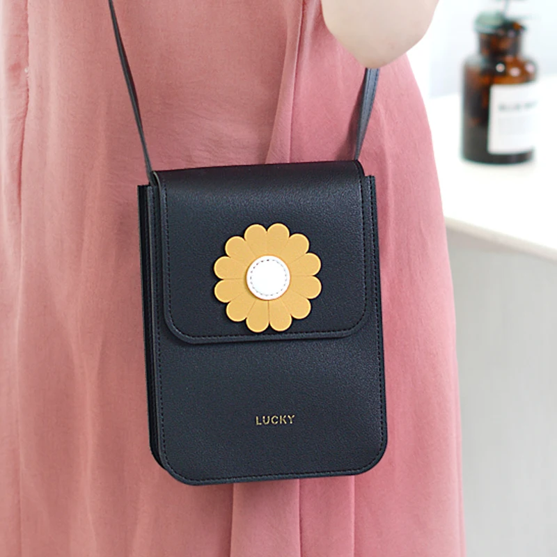 

2019 New Women wallets Ladies Slant Long Mobile Bag Fashion Simple Student One Shoulder Small Bag Zero Wallet Handbag
