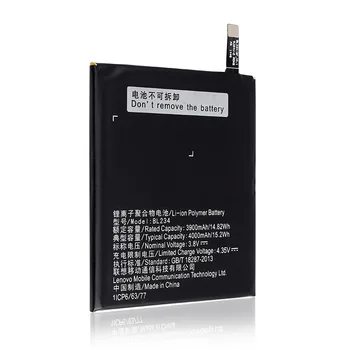 

2018 New Real 4000mAh BL234 battery with 3M glue sticker for Lenovo A5000 Vibe P1M P1MA40 P70 P70t P70-T P70A P70-A