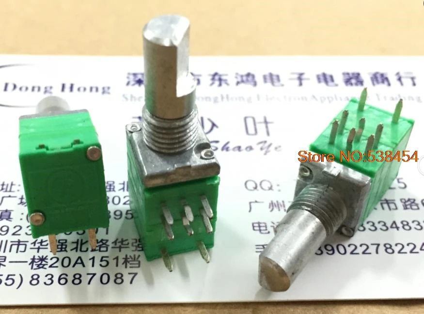 10pcs 097 precision potentiometer switch double with potentiometer light switch