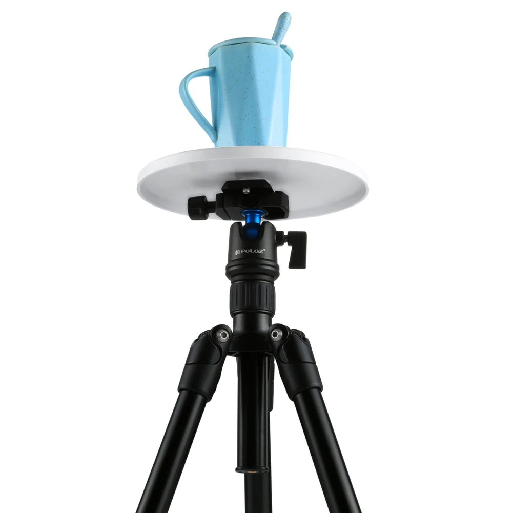 Buy PULUZ Protable Tripod Head Round Tray ELECTRONIC 360 DEGREES ROTATION