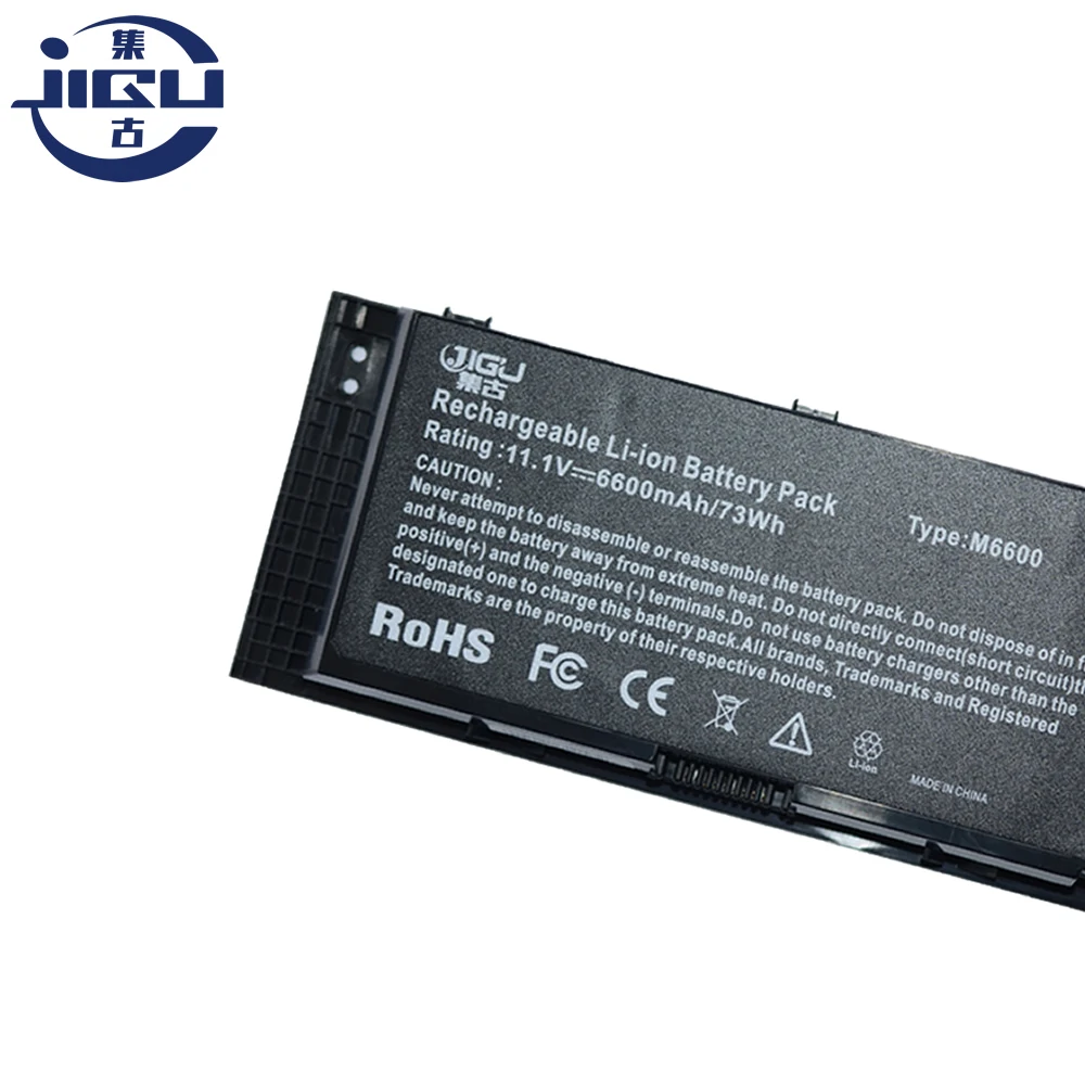 Батарея для ноутбука JIGU 0FVWT4 0TN1K5 312 1176 1177 1178 3DJH7 97KRM Dell Precision M4600 M4700 M6600 M6700 9 ячеек|laptop