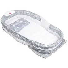 Детская кроватка складная детская спальная кровать с музыкой портативная спальная корзина для путешествий детская кроватка водостойкий поролон матрас