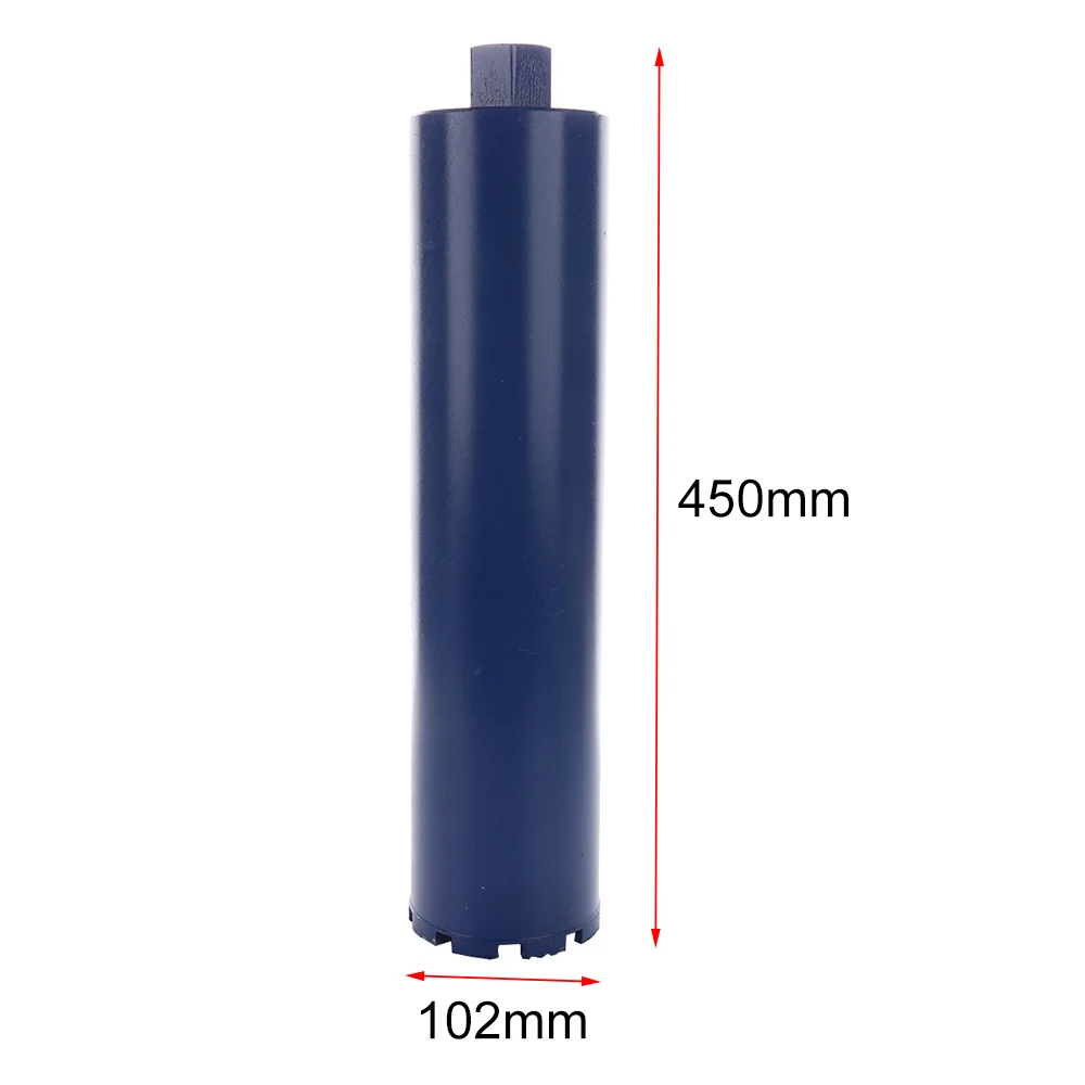 

102x450mm Wet Diamond Core Drill Bits Hole Saw Cutter for Reinforced Concrete Stone Rock Granite