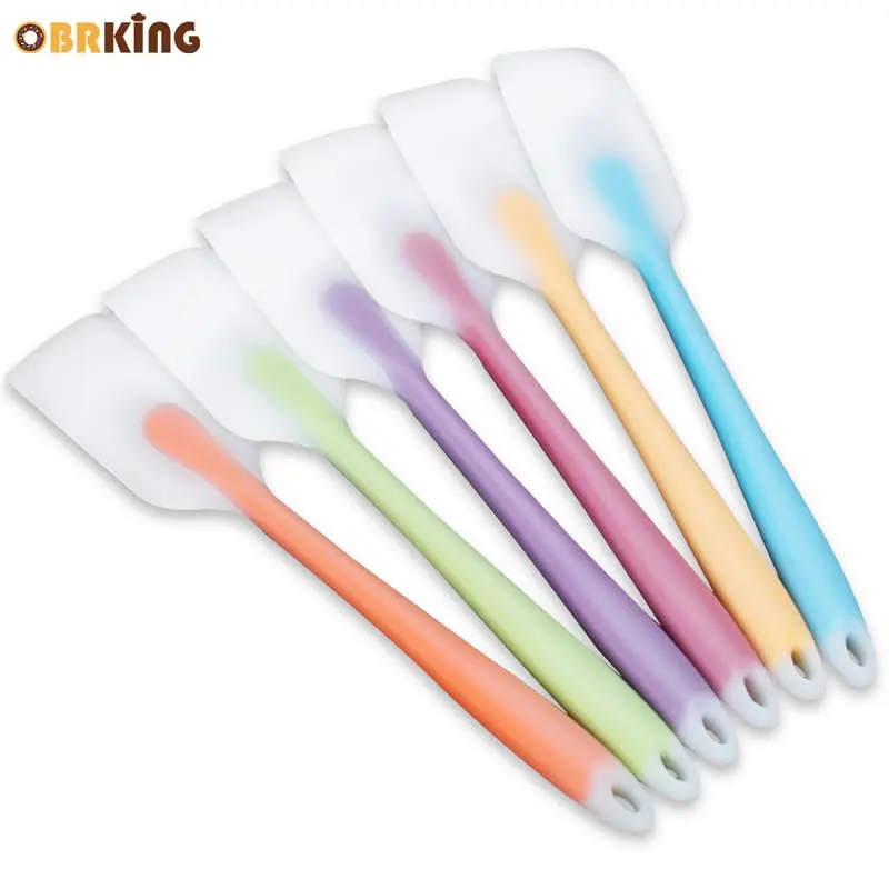 OBRKING Food Grade Silicone Spatula Cake Cream Butter Scraper Ice Cream