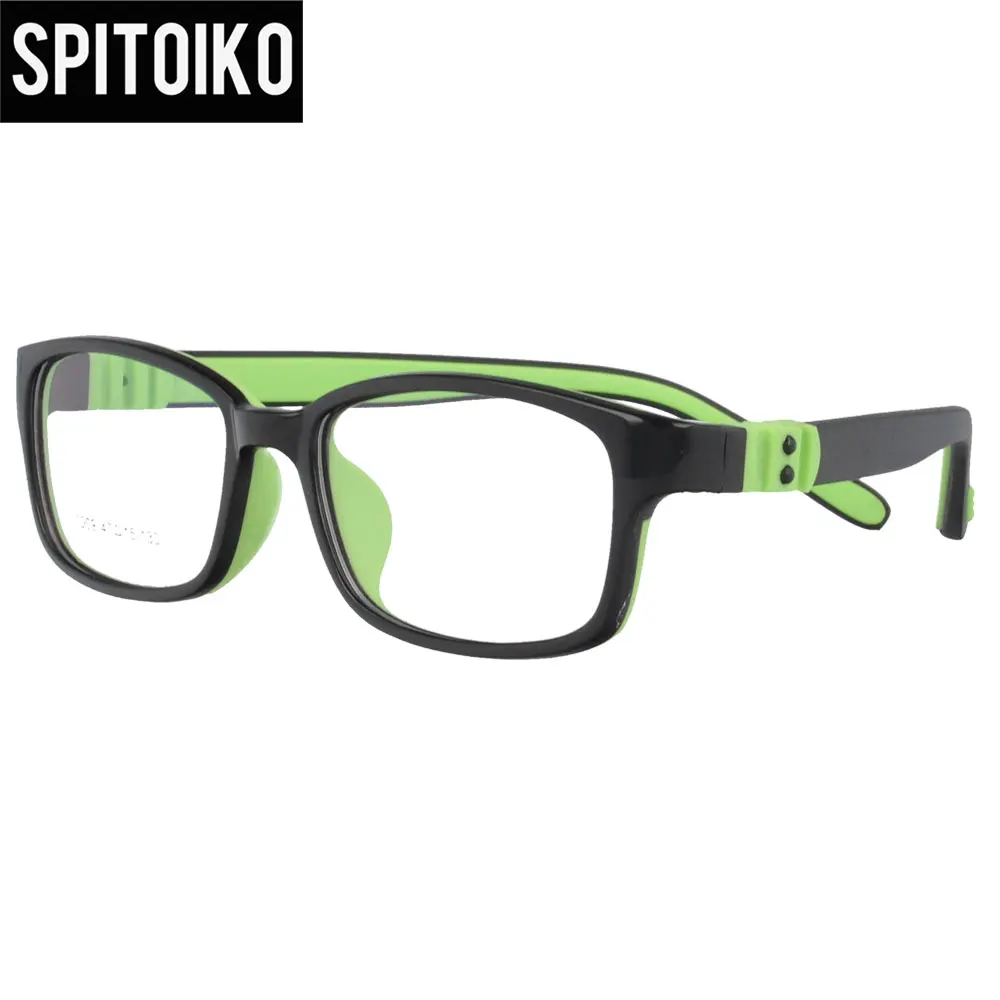 SPITOIKO Детские TR силиконовые полный обод оптическая оправа детские очки близорукость очки 7009 - Цвет оправы: c13