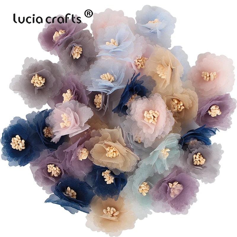 

10pcs 4cm Artificial Flowers Silk Fake Flower Head For DIY Wedding Party Decorations Floral Wreath Scrapbook Craft B1002