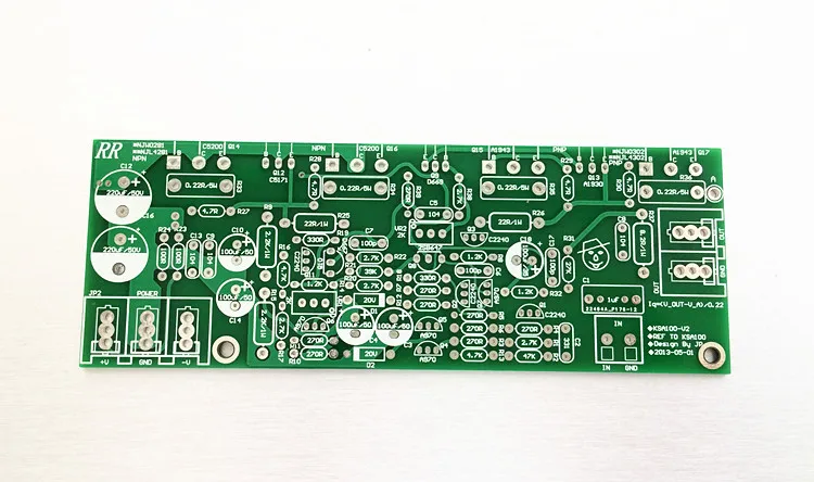 Плата печатной платы только дифференциальная схема справки KSA100 дискретный ламповый усилитель 2SA1943 2SC5200 NJW0281 NJW0302 моно усилитель