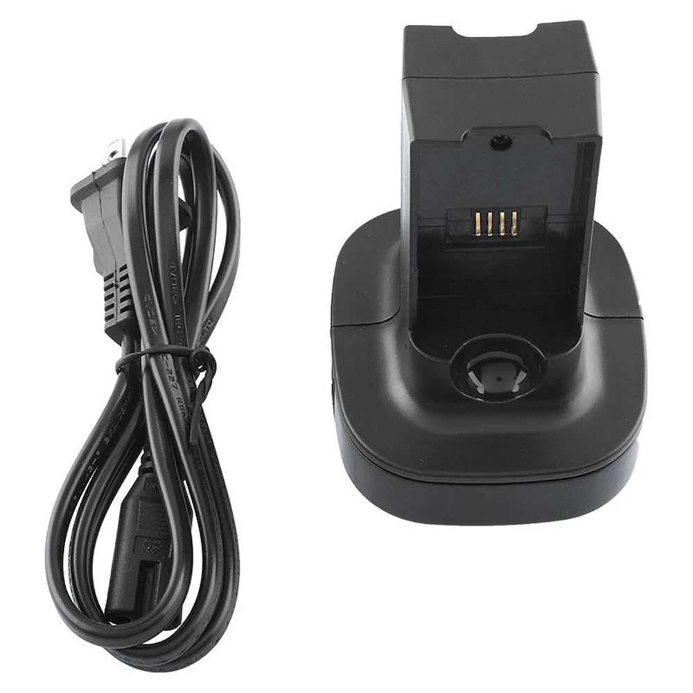 

BCMaster Dual Battery Charger Dock Holder Fit for Microsoft Xbox 360 Controller Black Video Games Charging