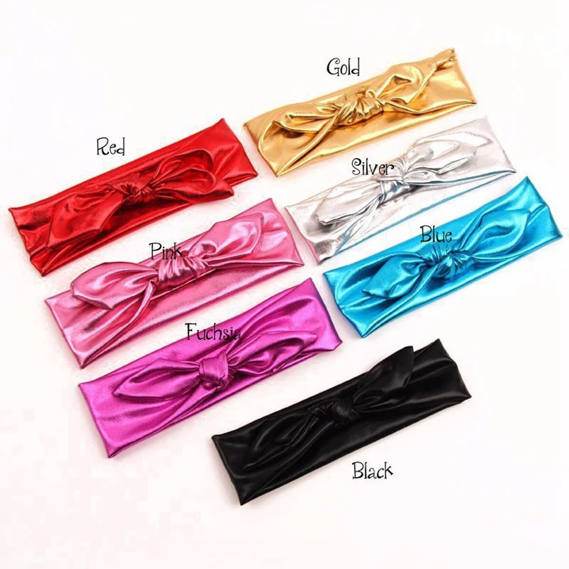 10 Pz/Lotto All'Ingrosso Fasce Dei Capelli Della Ragazza Wrap Fascia Bunny Rabbit Ears Turbante Fascia Turbante Headwrap Accessori Per Capelli All'Ing