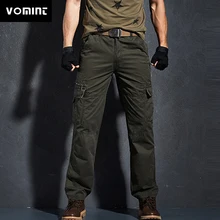 Для мужчин s однотонный Цвет брюки сумка длинные брюки на молнии Тонкий Повседневное брюки-карго для Для мужчин хороший резки Размеры: 29-38 V7C1P002(без ремня