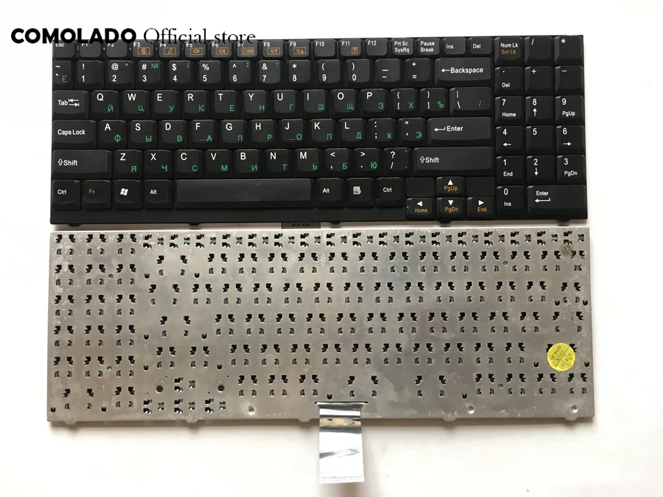 RU Русская клавиатура для ноутбука Clevo D9 D90 D900 D900C черная раскладка|Клавиатуры