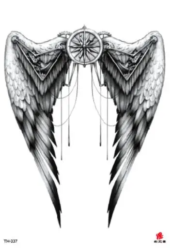 Temporary Tatoo Fake Tattoo Sticker Wings Back Arm Tattoos Stickers Tatouage Waterproof Flash Tatto For Men Women Girl