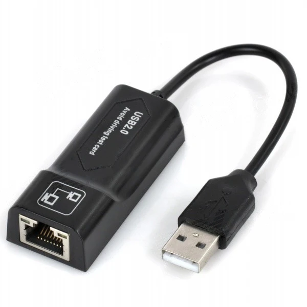 

USB 2.0 to 10/100Mbps Gigabit RJ45 Ethernet Network Cable Adapter Convertor for PC/Laptop
