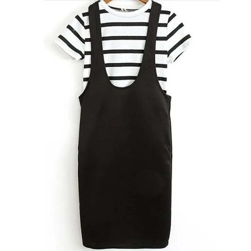 

Free Shipping 2015 New Fashion Loose Cotton Tank Dresses For Women Knee Length Plus Size One-piece Summer Style Dresses Stretch