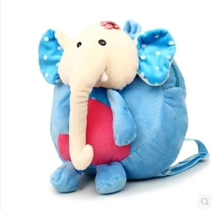 Plush Cartoon Kids School Bags backpack kids small elephant toy children's school bags Kindergarten Baby mochila Infant | Багаж и