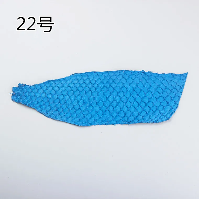 Junetree Кожа ремесло цвет полный натуральная лосось рыба кожа кусок многоцветный DIY сумка ремень обувь аксессуары