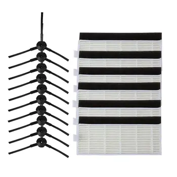 

For ILIFE A4 Cleaning Robot ILIFE A4s A6 A4 Robot Vacuum Cleaner hepa filter and Side Brush