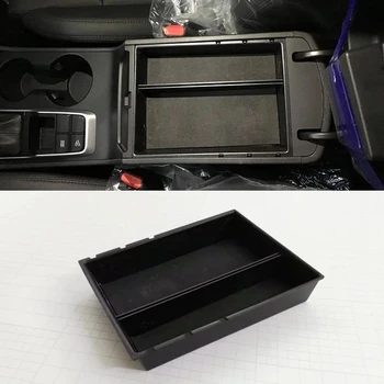 

For Hyundai Tucson 2015 2016 2017 Accessories Black Car Central Console Armrest Storage Box Tray Glove Phone Holder Container