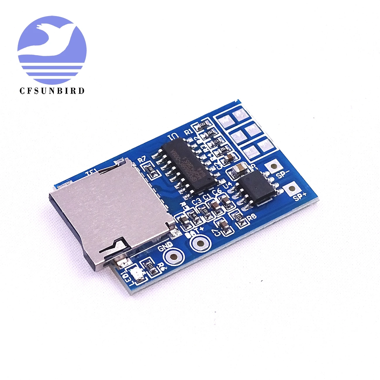 

CFsunbird GPD2846A TF Card MP3 Decoder Board 2W Amplifier Module