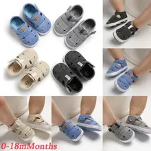 Новая летняя обувь для маленьких мальчиков и девочек сандалии на мягкой подошве обувь для самых маленьких кроссовки с пуховной внутренной частью из искусственной кожи женская обувь