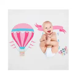 Милое детское мягкое одеяло-Ростомер для фотосъемки месяцев пеленание обертывание реквизит для фотосъемки фон ткань новорожденное