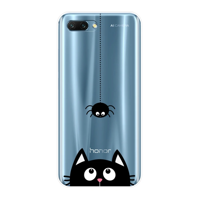 Милый Забавный чехол для Huawei Honor 7 7S 7X 7A 7C Pro 10 9 8 8X MAX Lite Мягкий силиконовый