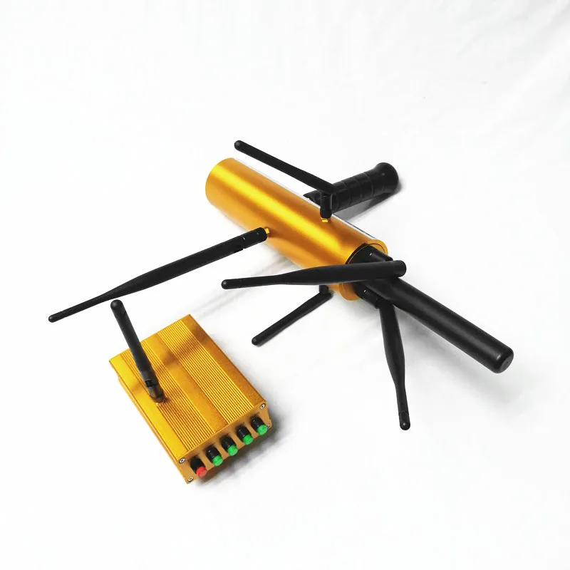 

AKS Long Range Gold Metal Detector Gems Diamond Finder high sensitivity and stability with Five Antennas Handheld Type