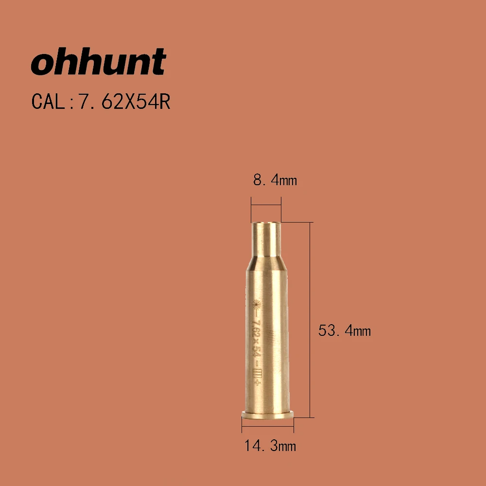 Картридж ohhunt CAL 7. 62x54r с красным лазером | Спорт и развлечения