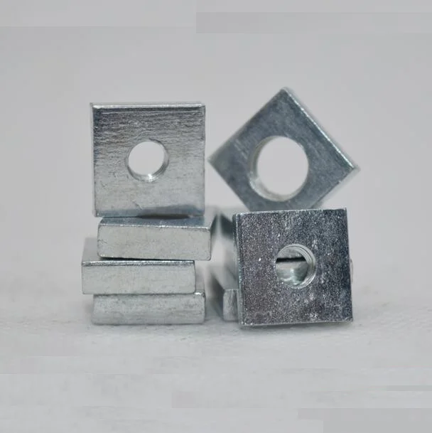 M3X5.5X5.5X2mm 50pcs/lot Galvanized thin square nut quadrangle nuts